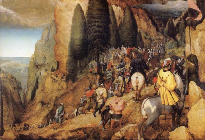 BRUEGEL, Pieter the Elder The Conversion of St.Paul china oil painting image